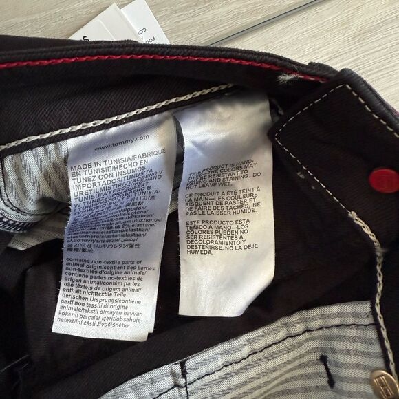 Tommy Hilfiger Skinny Como Regular Waist Jeans 26/30 Black NWT IN PKG - Picture 9 of 10